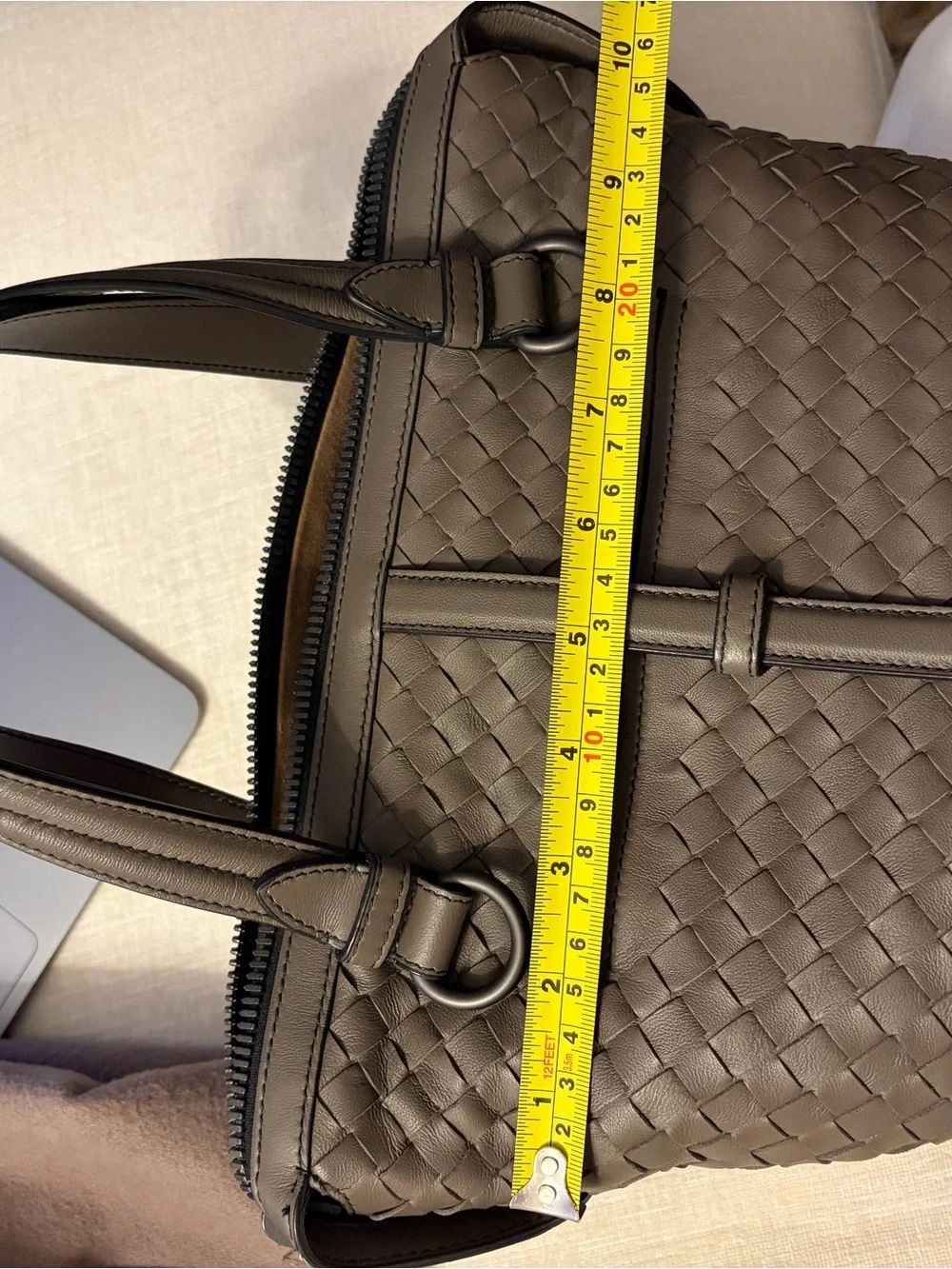 authentic Bottega Veneta Intrecciato Leather handle bag - Picture 15 of 16